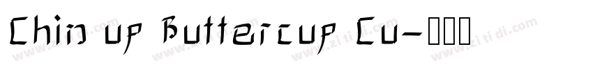 Chin up Buttercup Cu字体转换